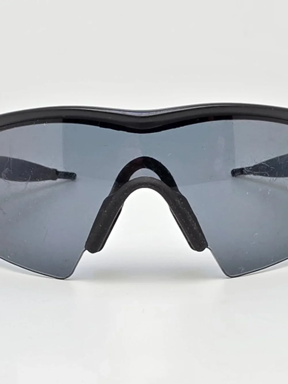 Oakley 11-162 SI Industrial M Frame Black Polarized Z87 Grey Strike Sunglasses